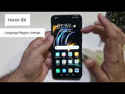 Honor 8x Language and Region Change | Forget Language Settings