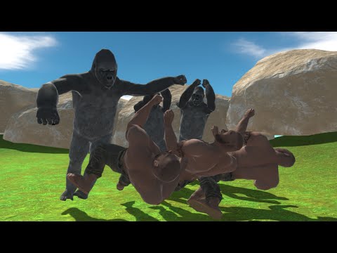 Giant Bold Billy vs Berserker Gorilla | Animal Revolt Battle Simulator