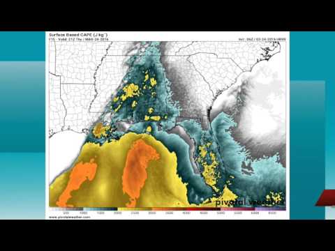 March 24, 2016 Weather Xtreme Video - Morning Edition