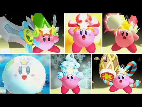 Kirby's Return to Dream Land - All Super Abilities