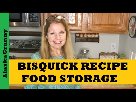 Bisquick Biscuit Mix Long Term Storage...Homemade Biscuit Mix Recipe