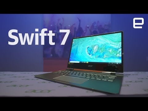 Acer Swift 7 hands-on at CES 2018