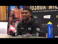 ANTHONY JOSHUA ANNOUNCES "IT'S BACK TO KNOCKOUTS!" SAYS HE WILL GET RID OF RIVALS STARTING W/MILLER