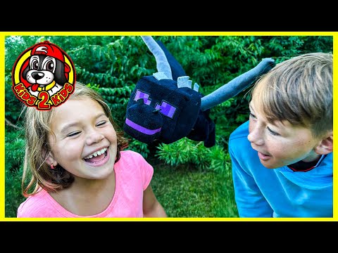 Caleb & Isabel's FAVORITE TOYS: MINECRAFT ENDER DRAGON COMPILATION (Hot Wheels & Monster Jam Trucks)