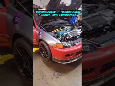 "Supercharged + Turbocharged = Honda Civic Dominance!"