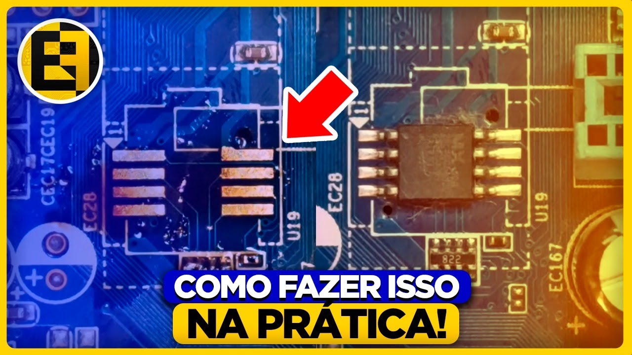 Têm Dificuldade de Soldar e Dessoldar CI SMD? Aprenda Agora - Eletrônica Fácil