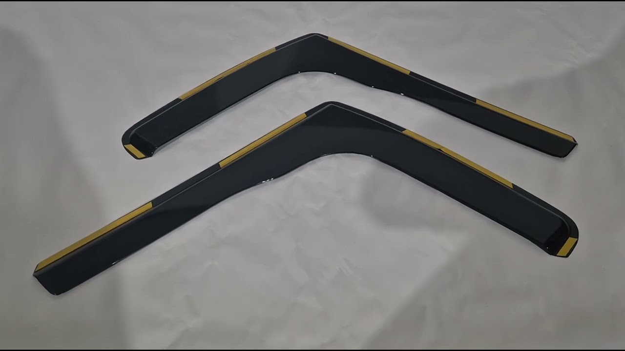 Ford Custom 2013-2022 рр. Вітровики вставні Niken Luxury (2 шт) Video 1