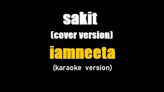 Download lagu (karaoke) sakit - iamneeta, lirik. (for karaoke cover version piano) mp3