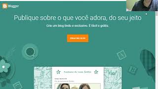 Como fazer um blog pelo blogger em 2020