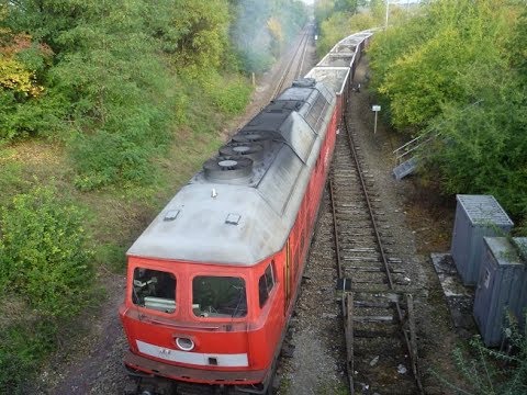 Anschluss Zementwerk und Bahnhof Bernburg am 16.10.2013