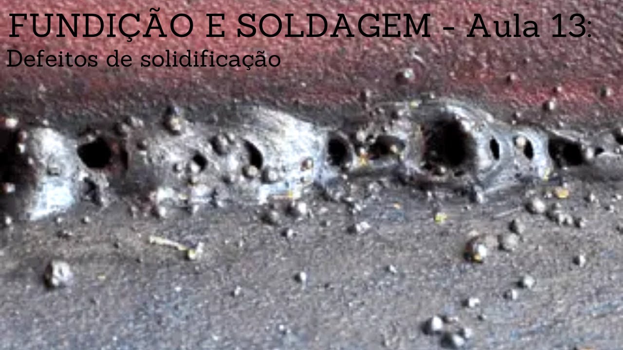 FUNDIÇÃO E SOLDAGEM - Aula 13: Defeitos de solidificação