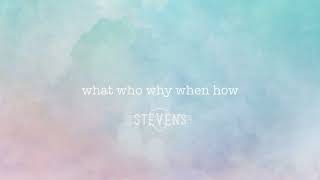 Video Steven's | What Who Why When How [Official Audio]