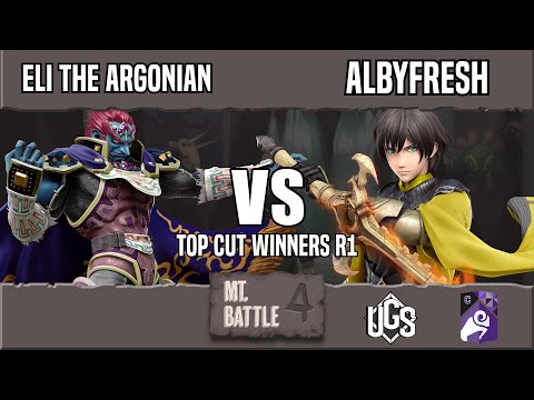 Mt. Battle 4 - Top Cut Winners R1 - Eli the Argonian(Ganondorf) Vs. AlbyFresh(Byleth)