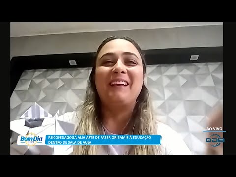 Psicopedagoga alia arte de fazer Origamis à educação dentro de sala de aula 03 01 2023