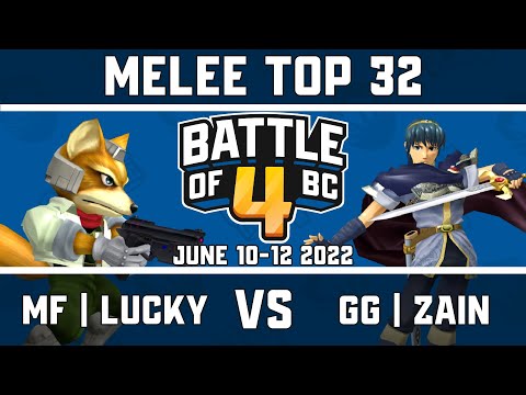 Mango's Friend | Lucky vs GG | Zain - Melee Singles Top 32 - Battle of BC 4