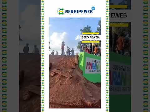 Um vídeo gravado na zona rural de Brejo de Areia, no Maranhão, mostra uma ponte identificada