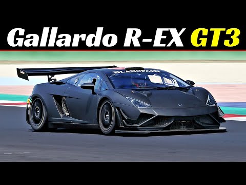 Lamborghini Gallardo R-EX GT3 FL2 by Reiter Engineering - EPIC V10 Engine Sound - Misano Test 2020