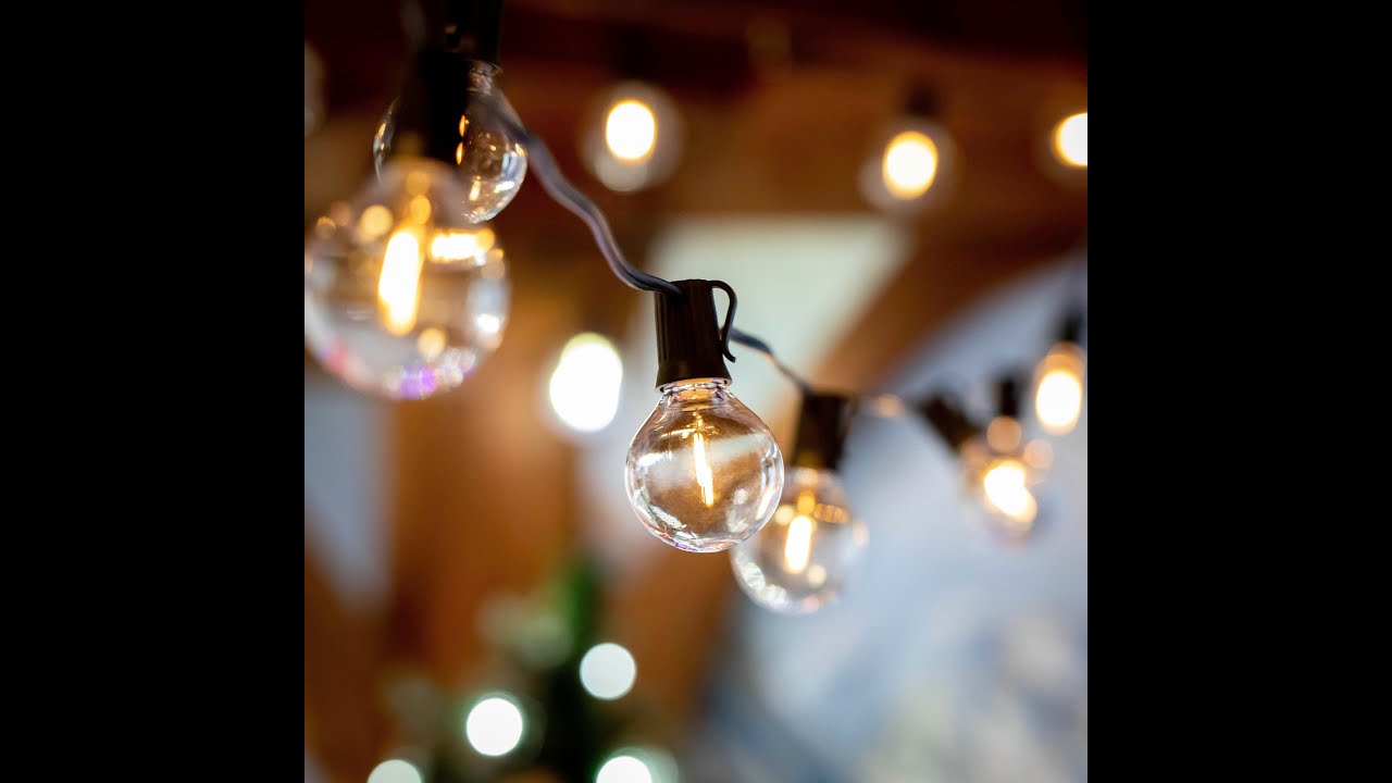 Frosted Warm White LED G50 Plastic Filament LED Globe Bulbs - 25pk