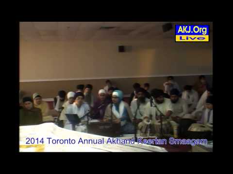 056 Toronto July 2014 Smaagam - Thursday Morning Keertan - B. Bhavandeep Kaur Jee