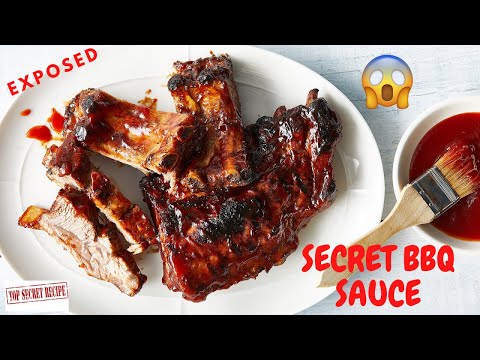 How to make BBQ Ribs secret sauce **EXPOSED**| Oven...