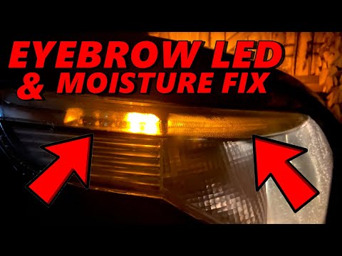 How To Fix Broken Eyebrow Lights In Your BMW E60? - Remove Moisture (Easy Fix)