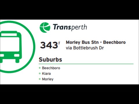Transperth 343F