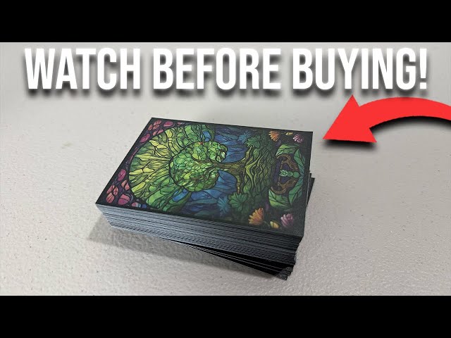 Vídeo relacionado con Mexgcom 500 Fundas Para Tarjetas, Fundas Para Tarjetas Coleccionables De 66 X 91 MM, Fundas Interiores De Ajuste Perfecto, Compatibles Con Mtg, Tarjetas Coleccionables, Tarjetas Deportivas (BLACK)
