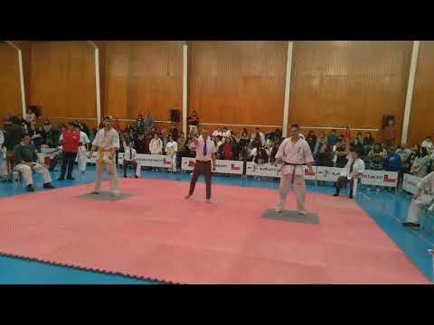 Campeonato Regional Matias Ramirez Vs Jorge Zurita Adulto Kumite masculino Karate Kyokushin Chile