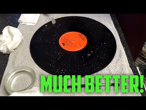 Using HOUSEHOLD PRODUCTS to clean vinyl - haters gonna hate!