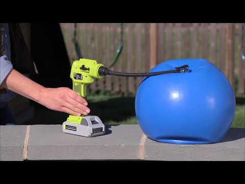 Sun Joe AIRJ24C Pro 24-Volt Digital Cordless Air Compressor with Nozzle Adapters