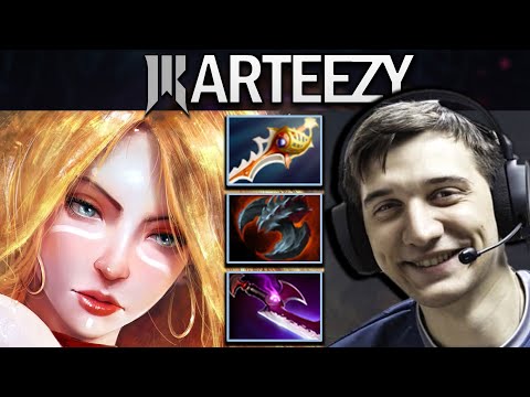 Lina Dota 2 Gameplay Rebellion.Arteezy with 20 Kills - Rapier