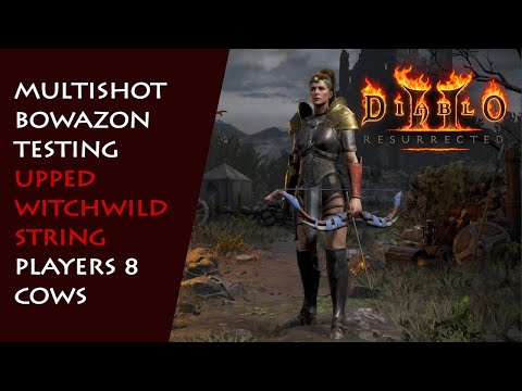 Physical Bowazon Series: Upped Witchwild String, P8 Cows - Diablo 2 Resurrected