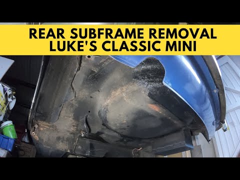 Luke's Classic Mini Part 10: Rear Subframe Removal