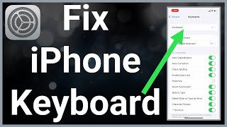 How To FIX Your iPhone Keyboard (If It