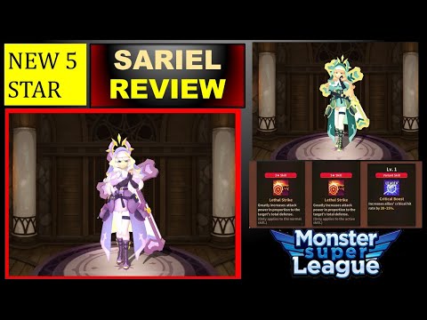 SARIEL New Nat 5 Astromon Review - Monster Super League