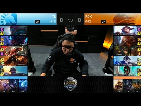 TL vs FOX Game 1 Highlights - TEAM LIQUID vs ECHO FOX NA LCS Week 6 Summer 2016