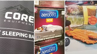 Costco - CORE Sleeping bag $31 | Camping Inflatable Mat $32. | AeroBed Queen Size $99