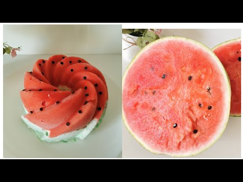 Gelato al anguria 🍉 fatto in casa senza Gelatiera, watermelon ice cream