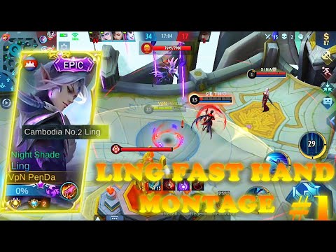WTF LING SPEED?! || LING FAST HAND MONTAGE #1 ~MLBB