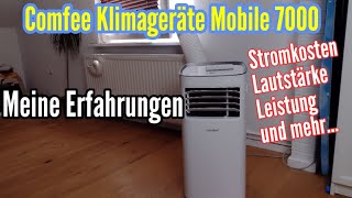 Comfee Mobile 7000 Klimaanlage Meine Erfahrungen Lautstärke Stromkosten Test Klimagerät