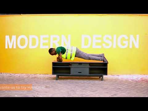 Can your Tv stand withstand this much pressure? The Wazi Tv Stand can!!😍