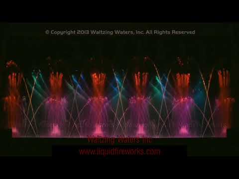 Waltzing Waters Fountain Show Isle Of Wight,The Skater's Waltz