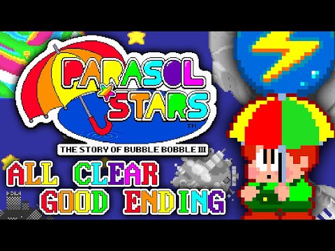 Parasol Stars パラソルスタ [1CC / All Clear - Good ending - 111082740 Pts.] Playthrough - Pc Engine - ITA