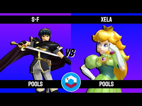 SoCal Melee Arcadian 2022 - s-f (Marth) vs. Xela (Peach) - SSBM - Pools