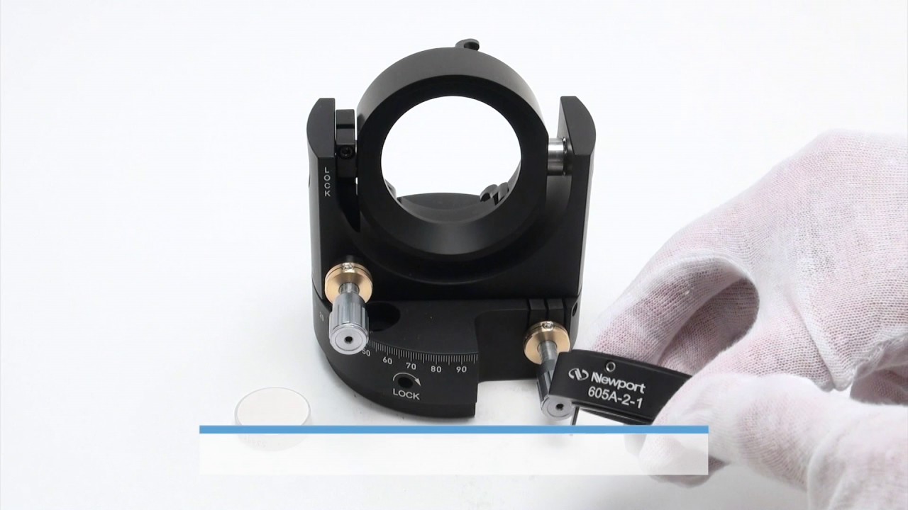 605 Series Gimbal Mounts - Installing the Mirror