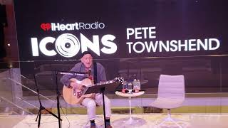 Pete Townshend Magic Bus live at Q1043, iHeart Radio 11-13-25