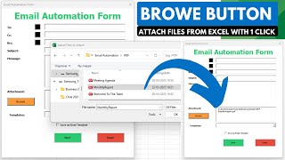 Add a ‘Browse’ Button in Excel VBA to Attach Files Automatically  Email Automation Snippet