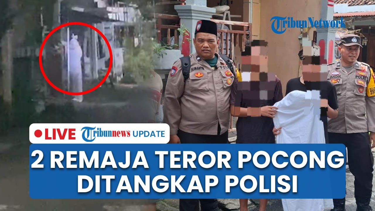 LIVE: Polisi Tangkap 2 Remaja Cosplay Pocong hingga Resahkan Warga di Lamongan: Ingin Cari Sensasi