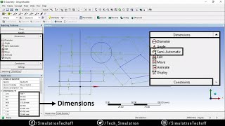 Dimensions Tools | Ansys Design Modeler Tutorial | Lesson 6