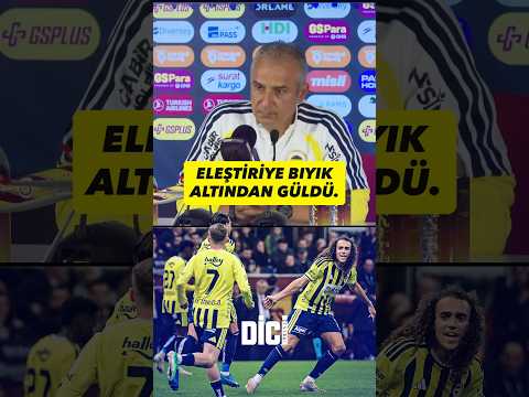 İSMAİL HOCA ELEŞTİRİYE GÜLDÜ.